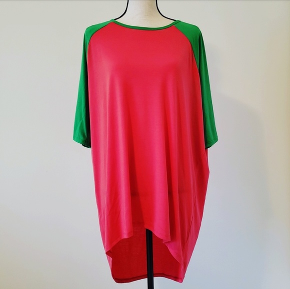 LuLaRoe Dresses & Skirts - 🍉 LulaRoe Irma Dress Pink and Green Large